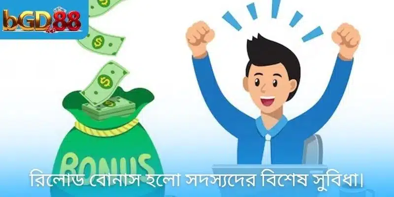 রিলোড বোনাস হলো সদস্যদের বিশেষ সুবিধা।