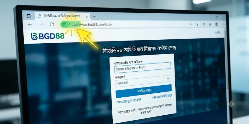 BGD88 secure login interface outlining essential account access prerequisites, including verified registration and strict cyber security protocols